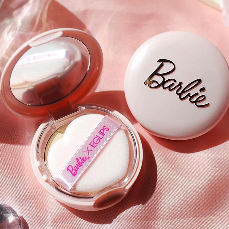 Phấn Phủ Dạng Nén Eglips Blur Powder Pact x Barbie Limited Edition 9g