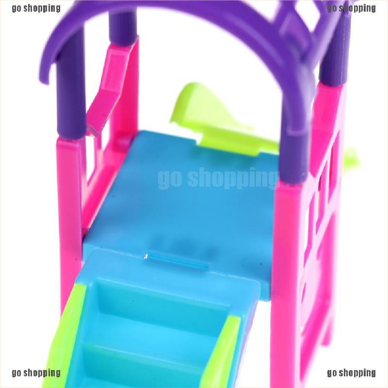 {go shopping}Toy Accessories Doll Amusement Park for 10CM Doll Slide Amusement park