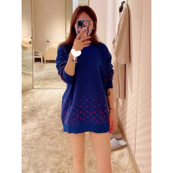 ÁO LEN LV HOẠ TIẾT CHÌM DÀNH CHO NAM VÀ NỮ