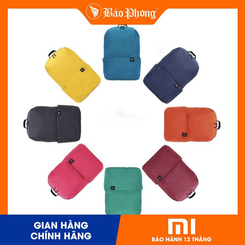 [người bán địa phương] Balo Laptop XIAOMI Knapsack 10L cho đựng Giầy đồ đạc máy tinh xách tay du lịch đeo lưng đi học ch