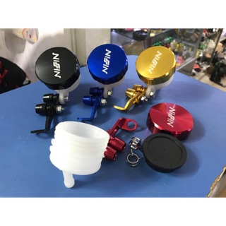 Bình dầu nhựa Nissin nắp nhôm full pat giá siêu rẻ gắn dc mọi loại xe