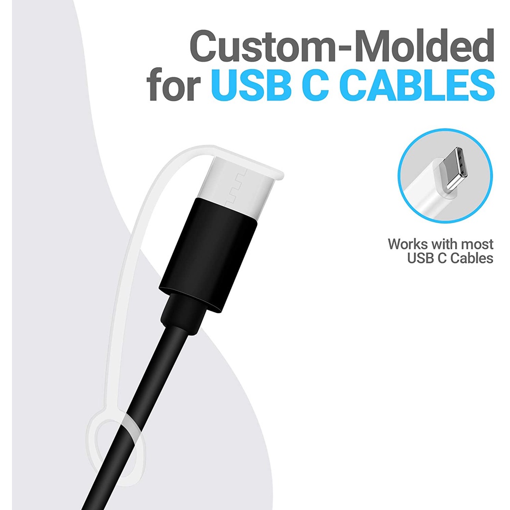 1 Nắp Silicone Đậy Cổng Sạc Micro USB &amp; Type-C Chống Bụi Bẩn Tiện Dụng
