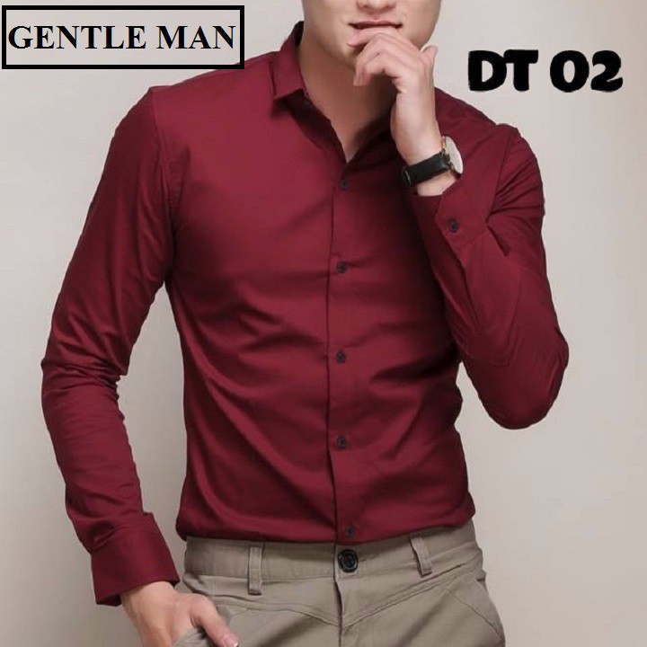 Áo sơ mi nam 💚𝐅𝐑𝐄𝐄𝐒𝐇𝐈𝐏💚 Áo sơ sơ mi công sở dài tay hàn quốc  vải thoáng mát, mềm mịn, không nhăn, dễ là ủi. | BigBuy360 - bigbuy360.vn