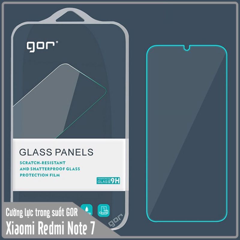 Bộ 2 kính cường lực Gor cho Xiaomi Redmi Note 7/ Note 7 Pro cảm ứng siêu mượt