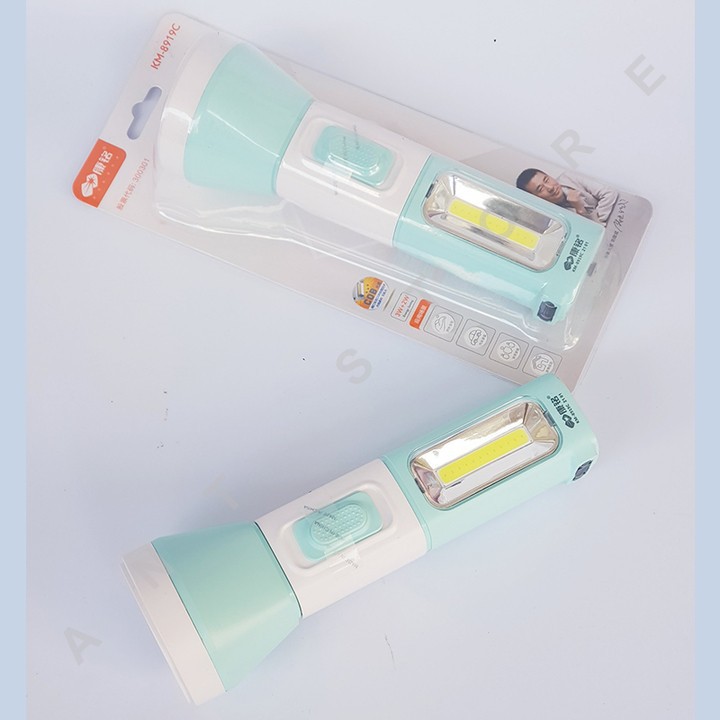 Đèn pin cầm tay tích điện sac điện trực tiếp KM-8918C