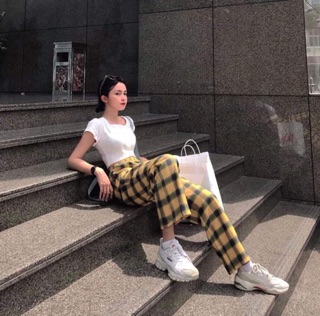 QUẦN CULOTTES KẺ CARO