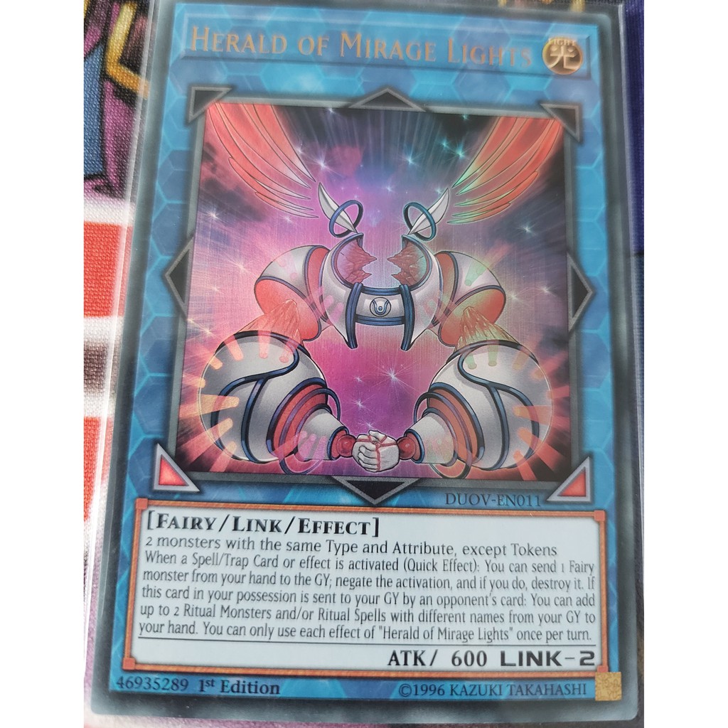 Thẻ Bài Yugioh: Herald of Mirage Lights - DUOV-EN011 - Ultra Rare 1st Edition