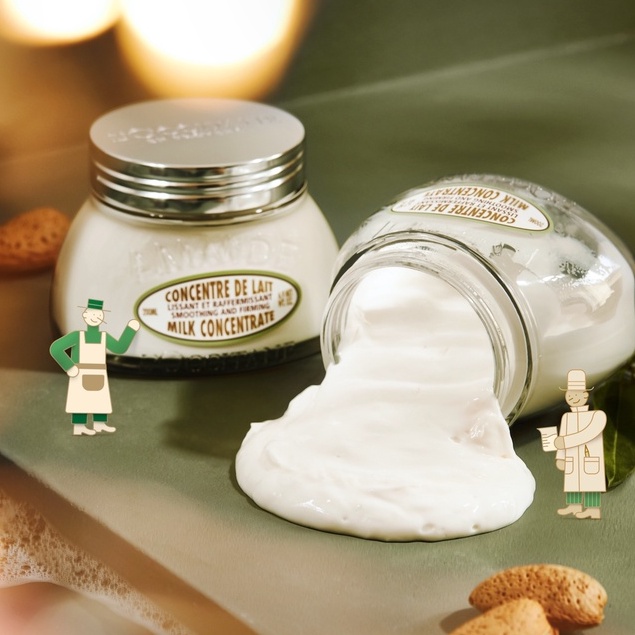 Kem dưỡng thể Loccitane - L'Occitane Almond Milk Concentrate 200ml