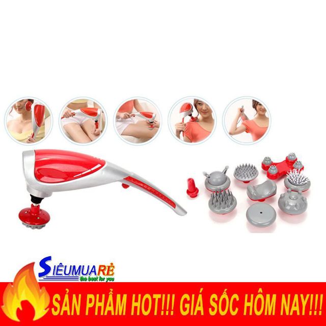 Máy đấm lưng Massager toàn thân 10 đầu