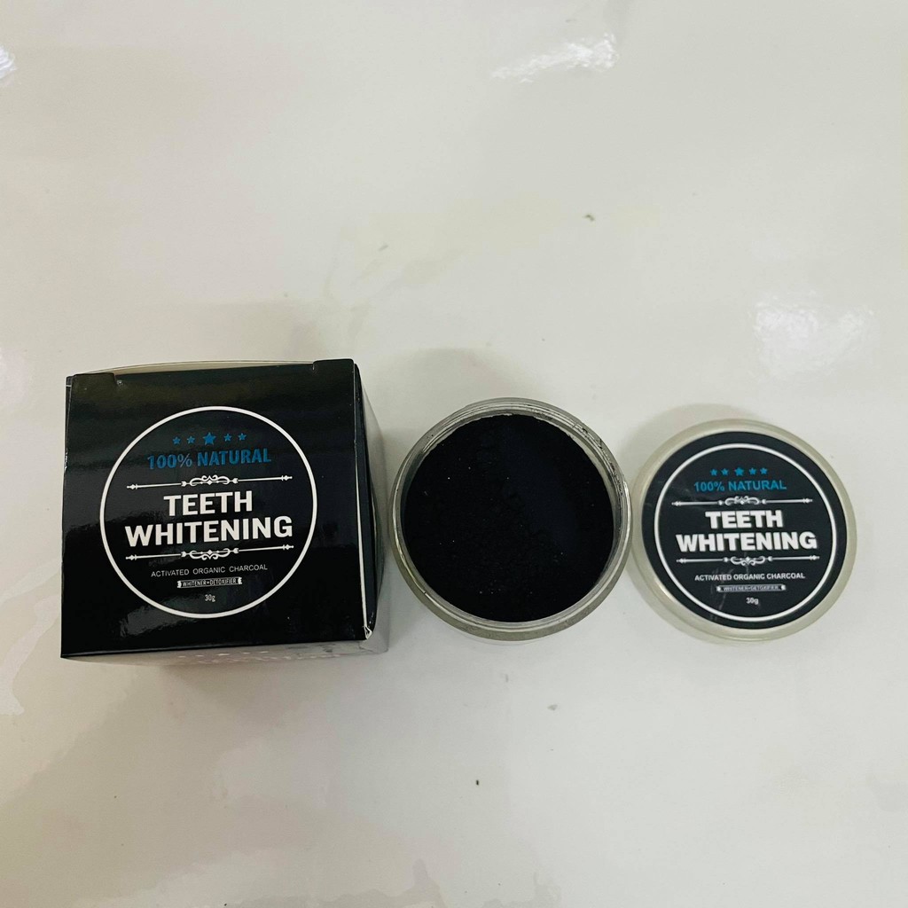 Bột Tẩy Trắng Răng Than Tre Hoạt Tính Teeth Whitening