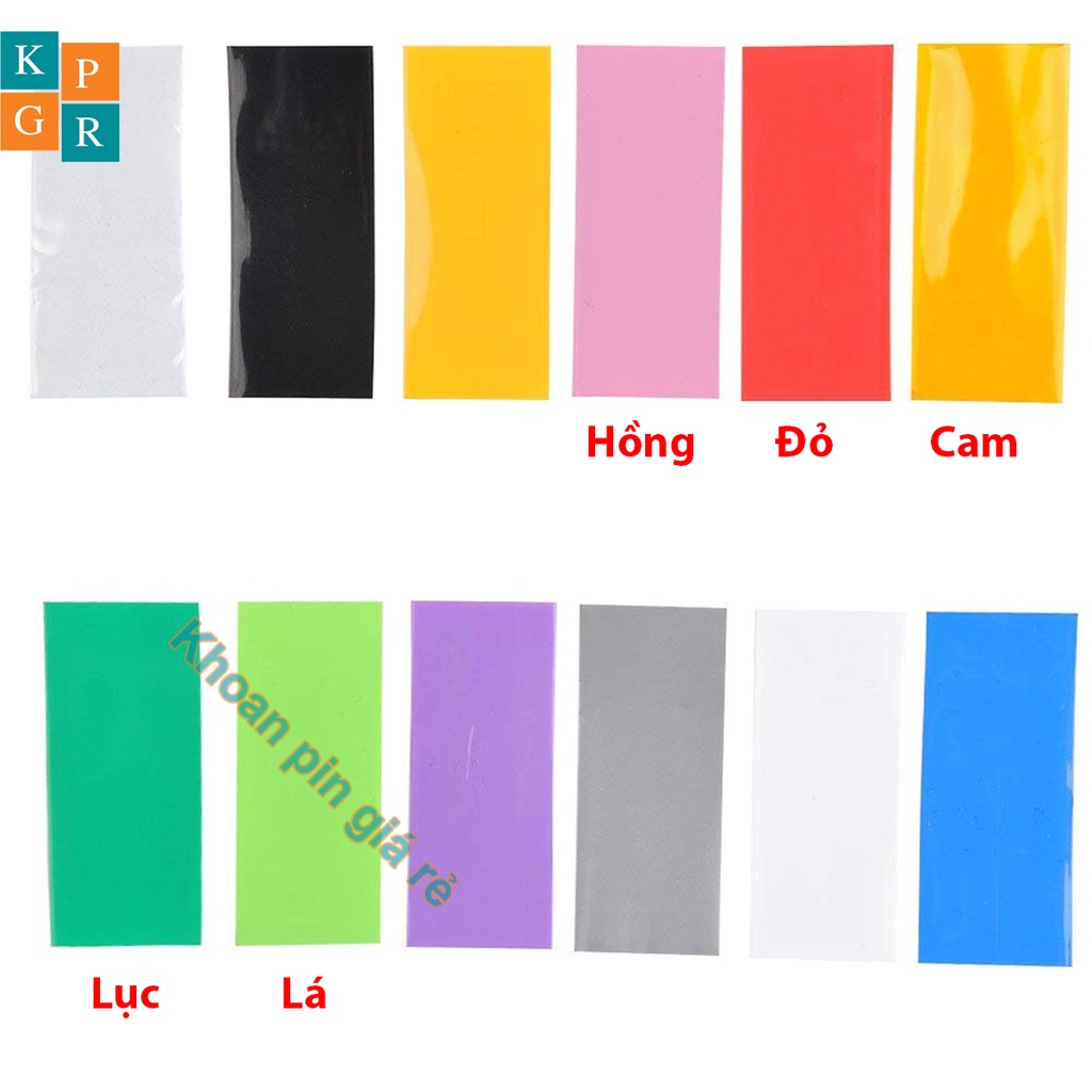 Màng co nhiệt PVC pin 18650
