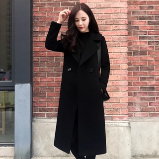 Áo dạ dáng dài cho tiểu thư