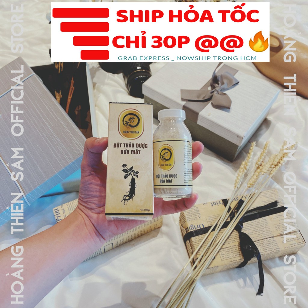 Bột Thảo Dược Rửa Mặt Hoàng Thiên Sâm