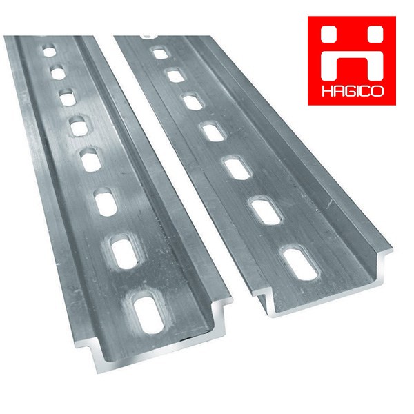 Thanh ray nhôm, thanh ray xi tủ điện Minjin