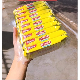 Túi 10 gói bánh xốp NABATI Richeese vị phô mai/socola 17g