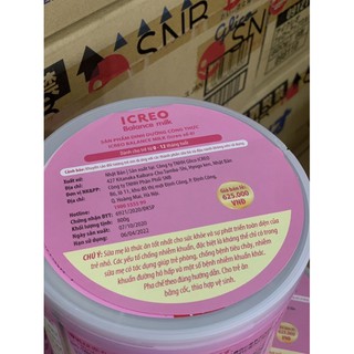 [ HÀNG CHÍNH HÃNG] SỮA BỘT GLICO ICREO SỐ 0/ SỐ 1 800gr