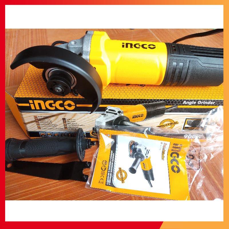 Máy mài góc cầm tay 900w INGCO mã AG900282 công tắc đuôi