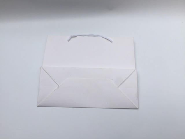 Túi giấy kraft trắng trơn loại to 32x26x13 cm (Combo 10 túi)