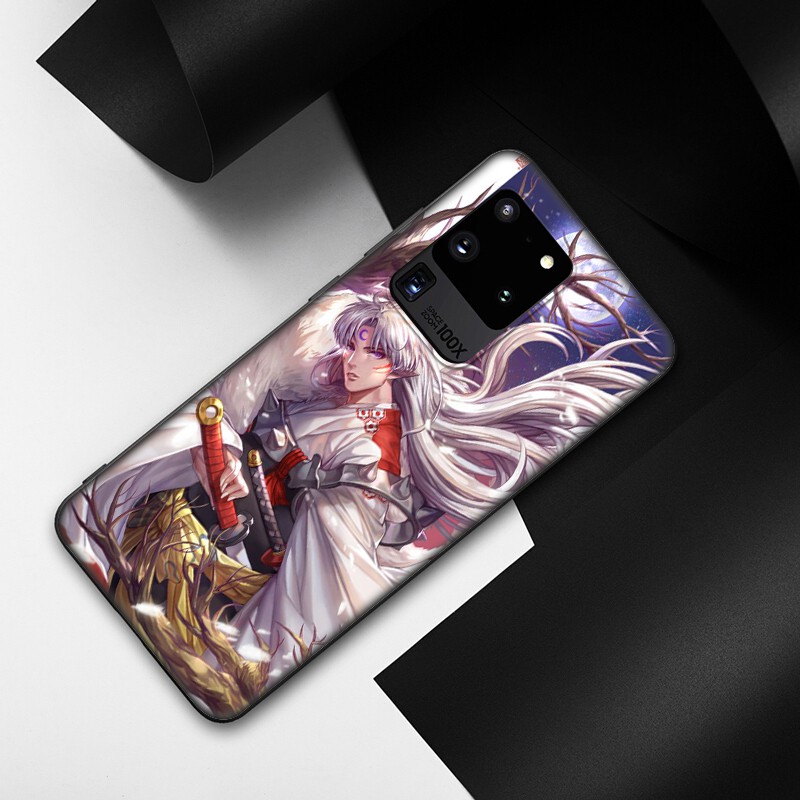 Samsung Galaxy S10 S9 S8 Plus S6 S7 Edge S10+ S9+ S8+ Casing Soft Case 46SF InuYasha Anime mobile phone case