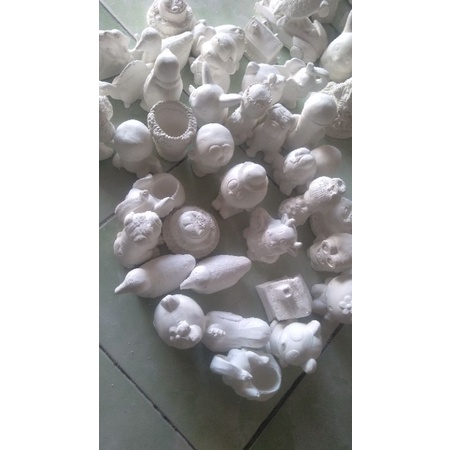 Tượng Tô Màu Loại Vừa ko kèm màu và cọ