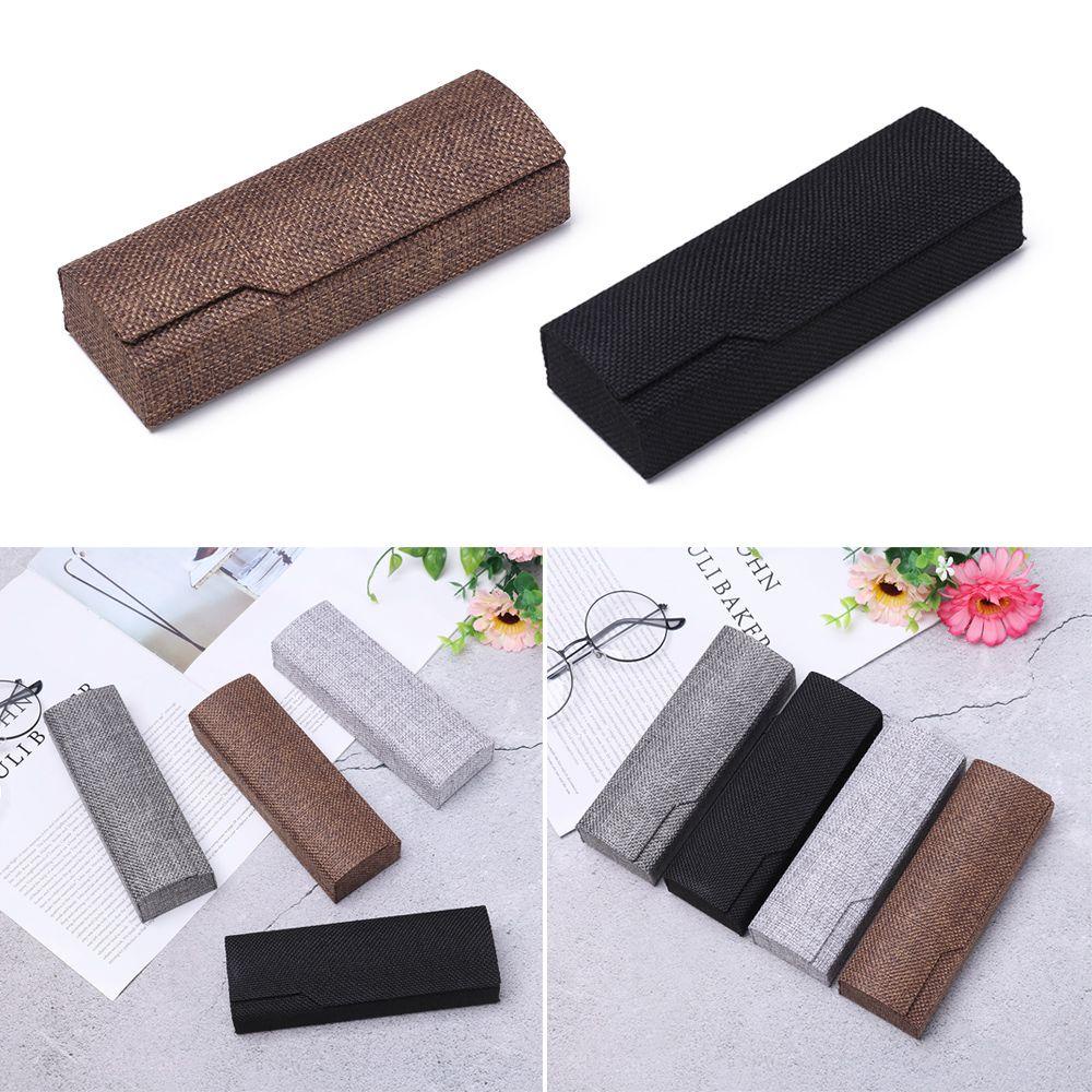 EUCA Hộp Đựng Mắt Kính Dáng Vuông Gấp Được Kiểu Vintage Ốp