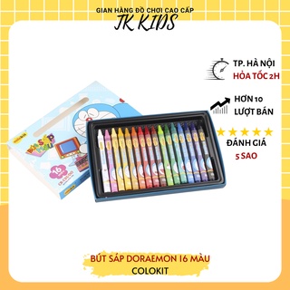Sáp màu cho bé từ 3 tuổi Colokit CR-C05 nét vẽ tô mịn, đều và liên tục màu sắc tươi sáng an toàn cho bé có ô ghi tên