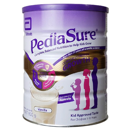 Sữa Bột PEDIASURE Úc 850gr Hương Vani Giúp Bé Tăng Kg Rõ Rệt