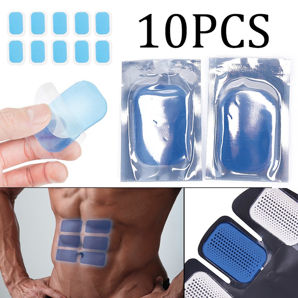 Set 10 miếng dán hydrogel cho máy tập cơ bụng EMS AB E33