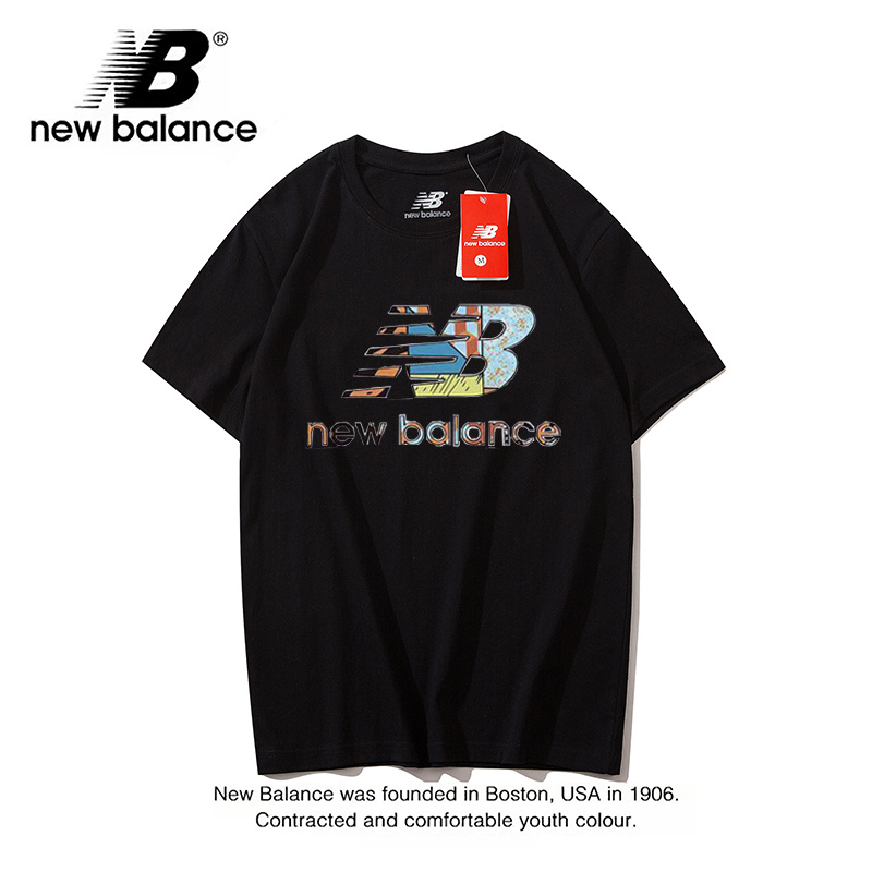 Áo Thun Cotton Tay Ngắn Cổ Tròn Phong Cách New Balance # N06