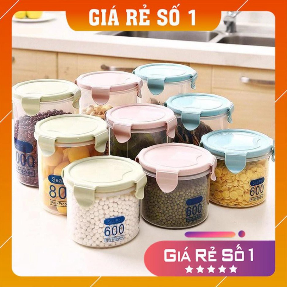 [Freeship] Set 3 hộp tròn đựng thực phẩm, có vạch chia định mức, 600ml, 800ml, 1000ml, hộp nhựa PP An toàn sức khỏe