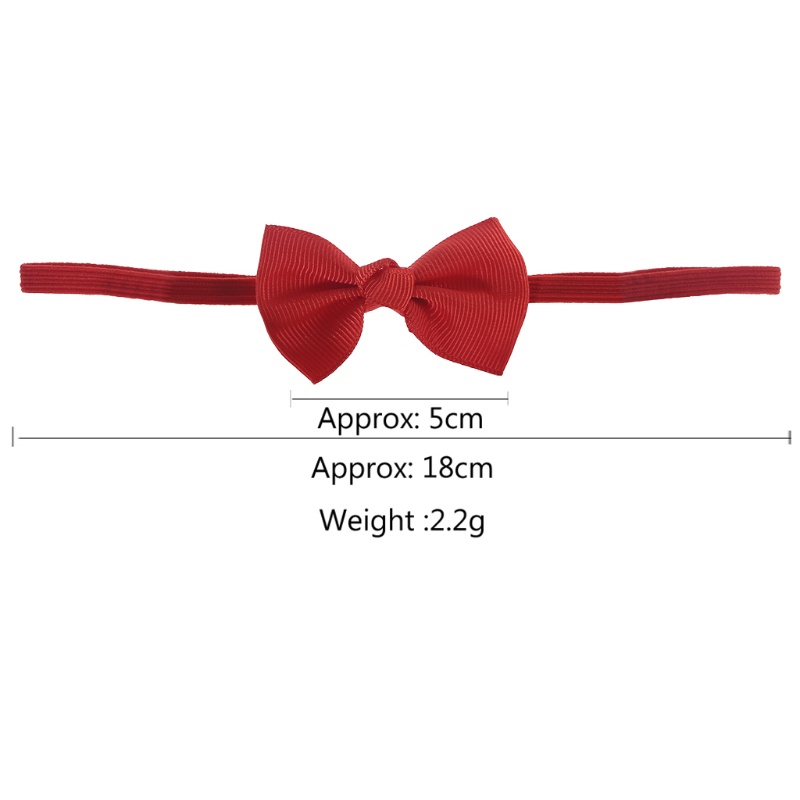 Set 20 Dây Ruy Băng Buộc Tóc Co Giãn DIY Dùng Làm Phụ Kiện Chụp Ảnh Cho Bé Gái Sơ Sinh