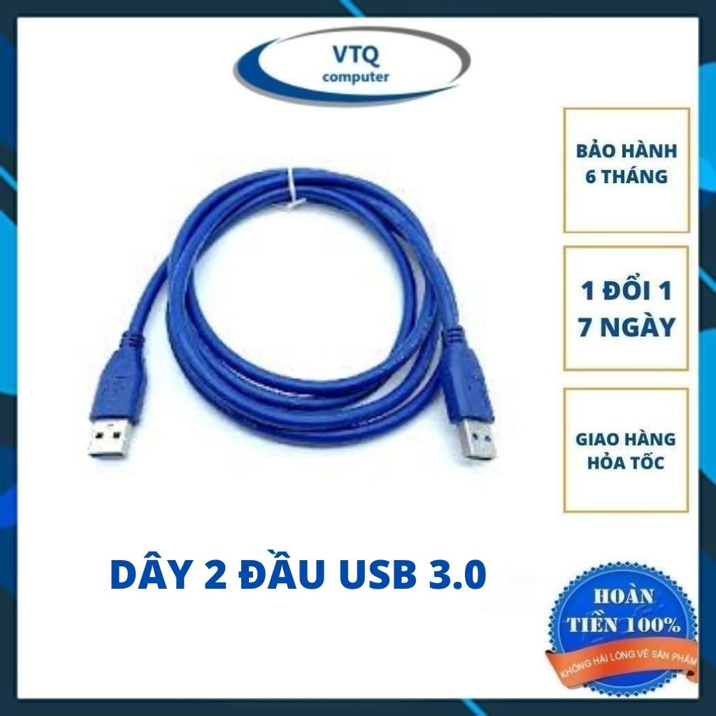 Dây nối USB 2 đầu đực 60cm 3.0 cao cấp - Dây USB MP3 hàng chất lượng cao giá rẻ