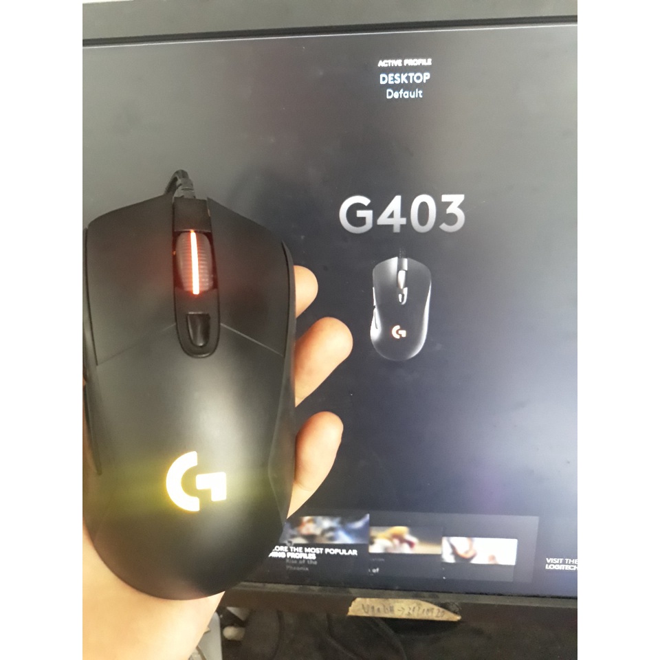 Chuột Logitech G403 Prodigy, G403 Hero Gaming Mouse (USB, Có dây)