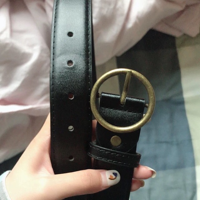 Belt-dây lưng khuyết tròn vintage