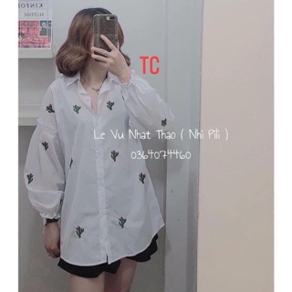 Áo sơmi xương rồng