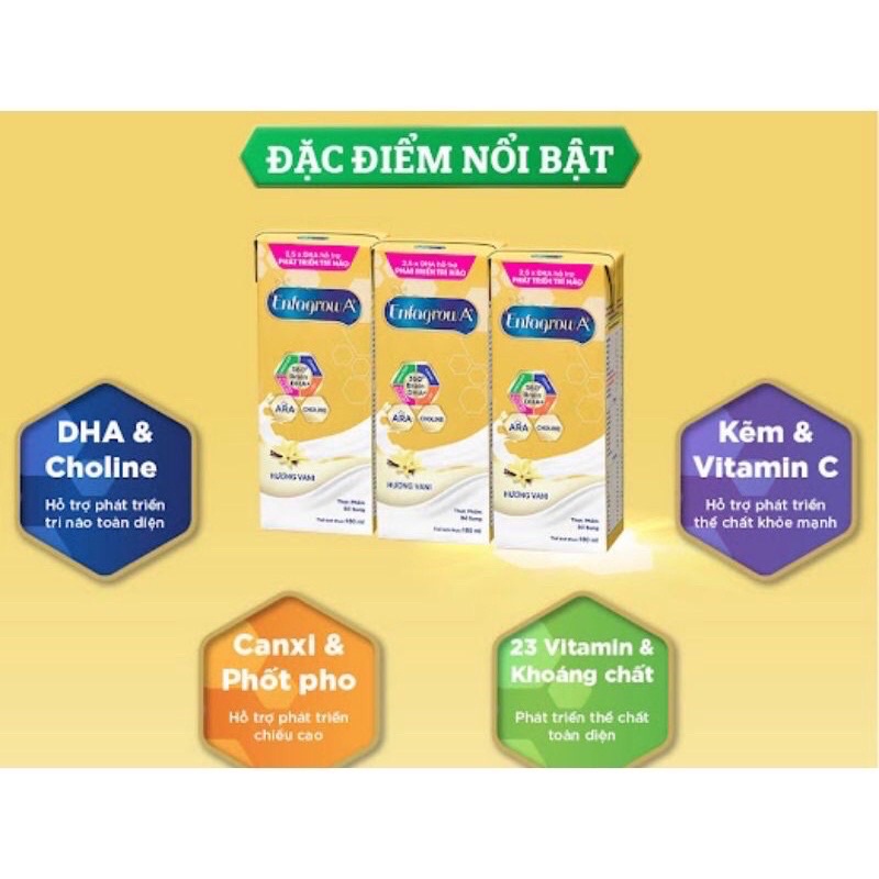 Thùng 24 hộp sữa bột pha sẵn Enfagrow A+ hương vị vanilla 180ml