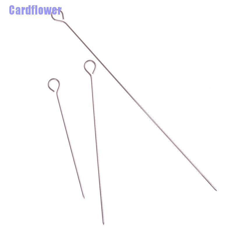 Bộ 10 Xiên Nướng bbq Đầu Tròn Bằng Inox Chuyên Dùng