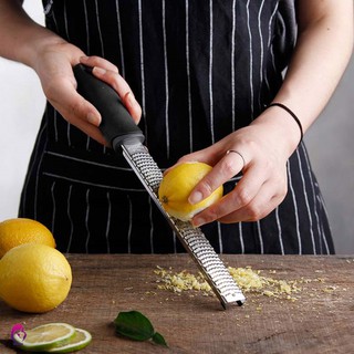 【Hàng mới về】 30.48 cm Rectangle Stainless Steel Cheese Grater Tools Chocolate Lemon Zester Fruit Peeler Kitchen Gadgets