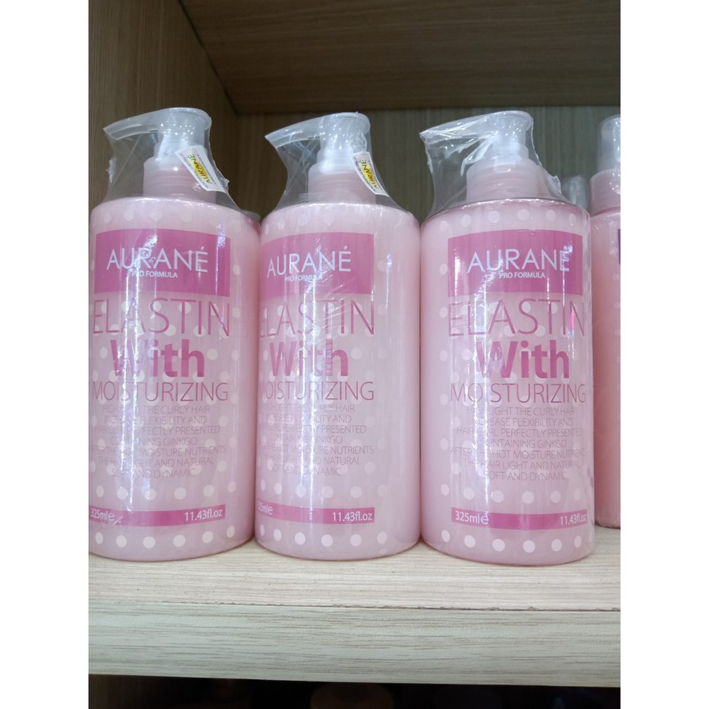 Gel dưỡng tạo kiểu tóc xoăn Aurane Elastin with Moisturizing 325ml