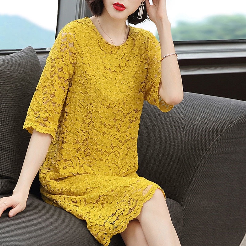 Váy đầm trung niên ren cao cấp