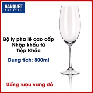 Bộ ly pha lê Twiggy uống vang đỏ dung tích 800ml (TWI800)