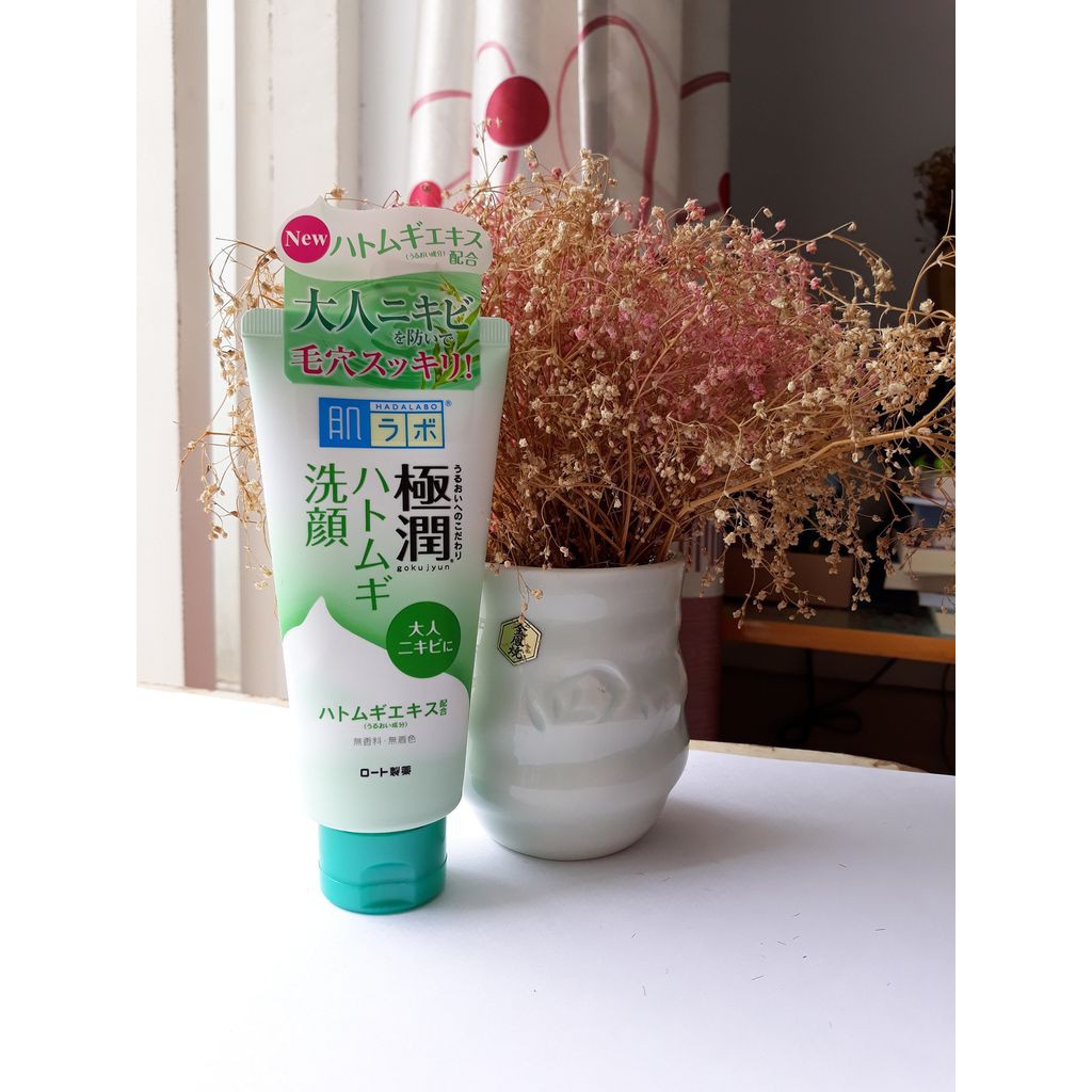 Sữa rửa mặt Hada Labo Gokujyun Face Wash dạng tuýp