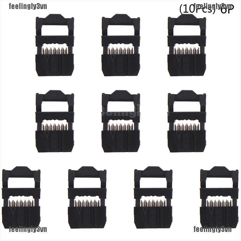 Set 10 Dây Cáp 2.54mm IDC 6 / 8 / 10 / 12 / 14-50 - 50-Pin Chuyên Dụng