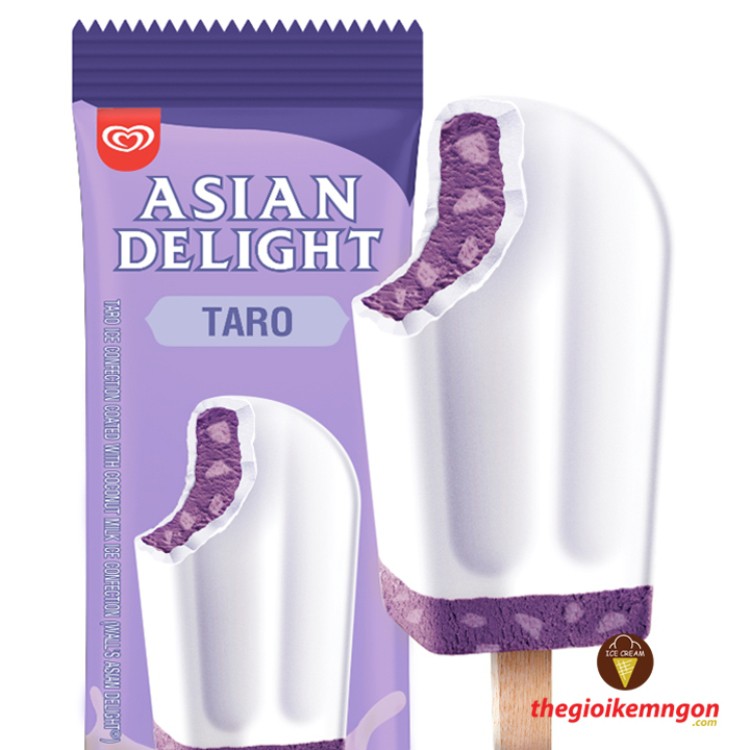 [KEM NGON] Kem khoai môn dẻo Asian Delight Taro Wall's 65ml