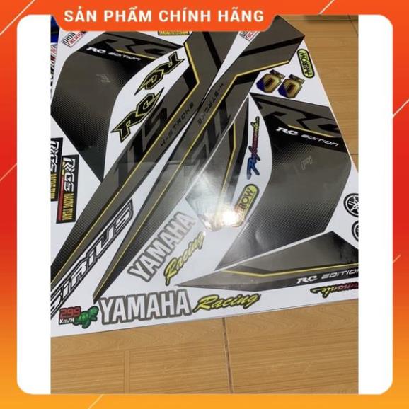 Tem sirius fi xám đen rc cao cấp - không bay màu