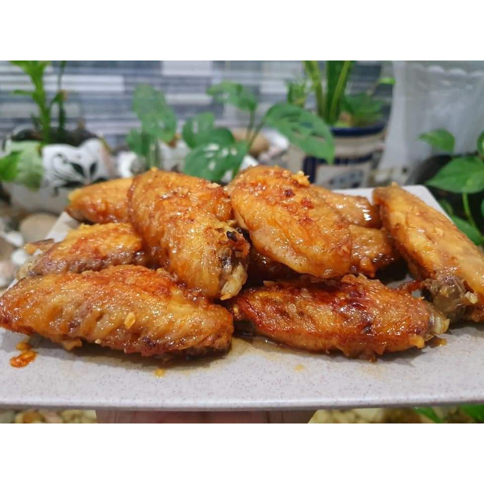 Cánh gà khúc giữa khay 500gr không mạ băng  3M FOOD GC