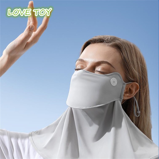 Mặt Nạ Che Mặt Và Cổ Chống Tia Uv Thoáng Khí Bảo Vệ Mắt Và Cổ