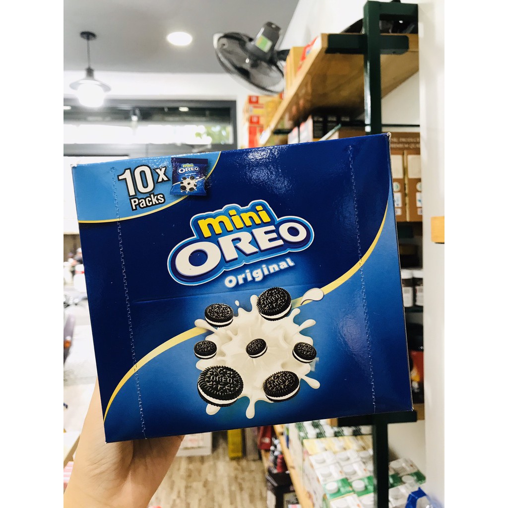 Bánh Qui Oreo Mini - Indonesia 204g (10 gói x 20,4g)