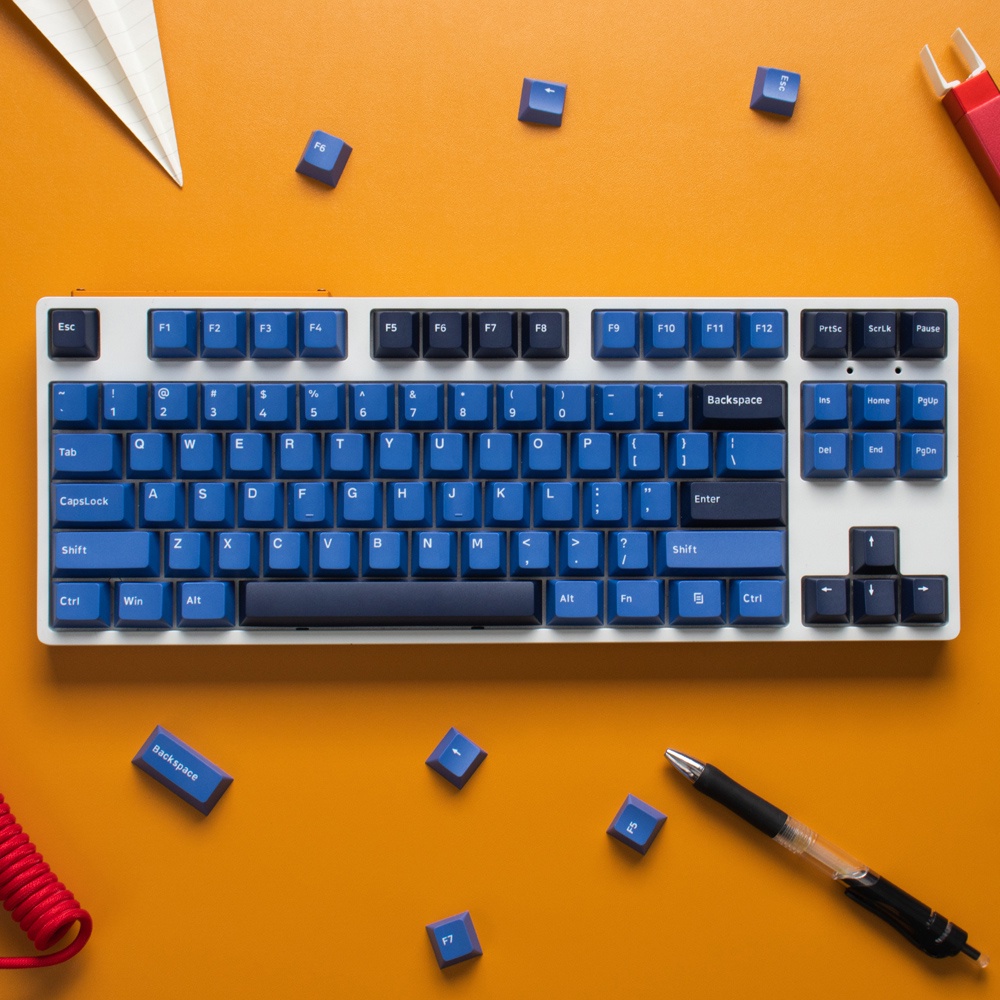Bộ nút bàn phím cơ Keycap Cherry Striker - PBT Doubleshot - 160 phím