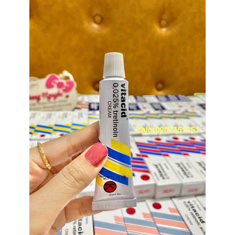 Kem xoá mụn lão hoá da Vitacid Tretinoin 0.025 % nhập khẩu 💯💯 | BigBuy360 - bigbuy360.vn